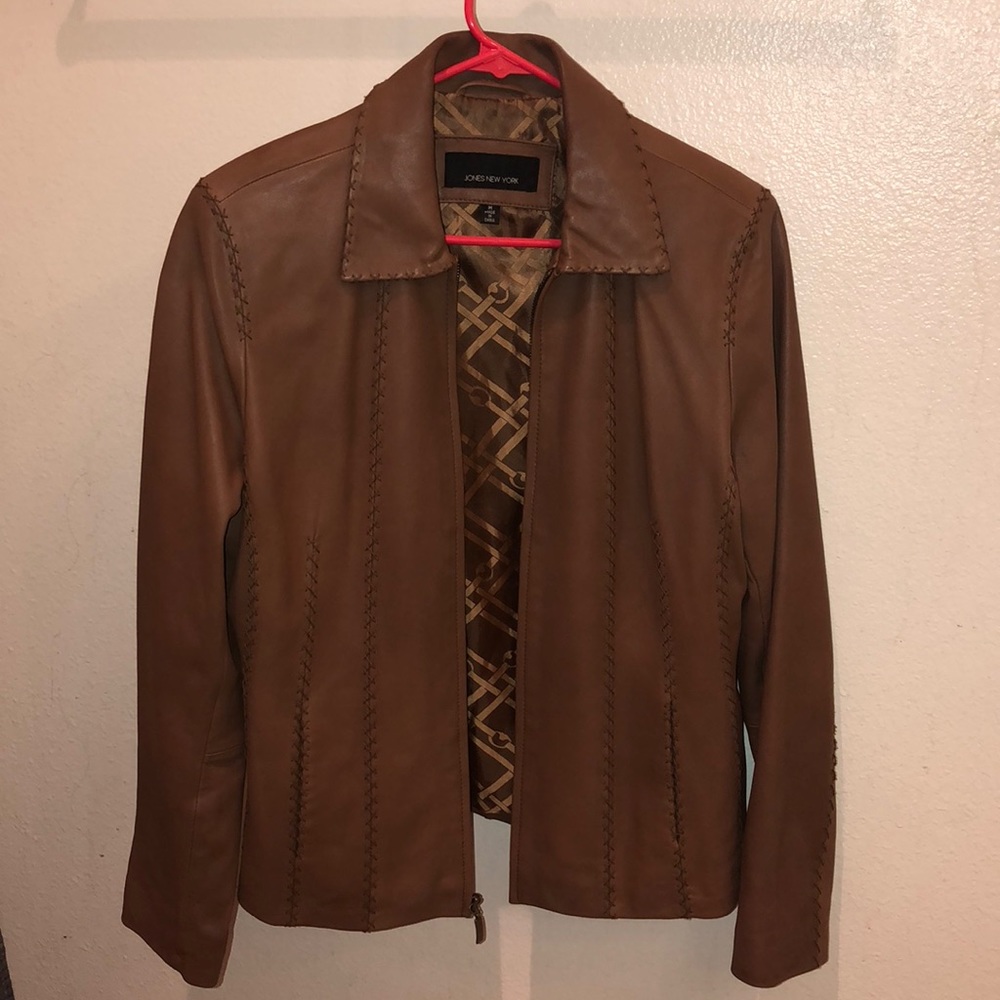 Jones New York Leather Jacket
